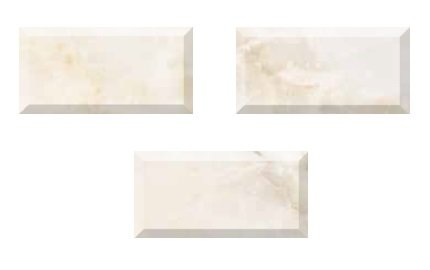 REVESTIMIENTO BISELADO 10X20 STONES TURIN BEIGE MIX BRILLO (Espesor 6 mm) - FBR